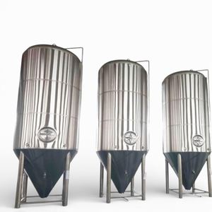 Tanque de Servicio IBC de 1000L (10HL) con Fondo Cónico y Enfriamiento por Glicol a Presión, de Cobre Rojo, para Cerveza - Product Image 5