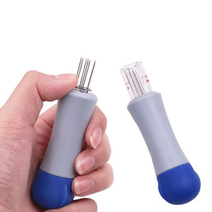 7 toplu iğne yedek iğne seti çok iğne el yapımı Diy yün keçe Pokes nakış iğne plastik alaşım 10cm - Product Image 4