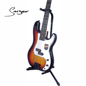 Soporte de guitarra de marca famosa OEM, estante vertical para bajos eléctricos acústicos, soporte individual para cuello, diseño de trípode - Product Image 2