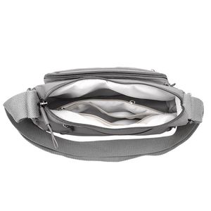 Borsa a Tracolla da <span class=keywords><strong>Donna</strong></span> <span class=keywords><strong>Grande</strong></span> Capacità Tinta Unita con Chiusura a Cerniera 9 Scomparti Impermeabile in Tessuto Nuova Borsa Casual 9 - Product Image 5