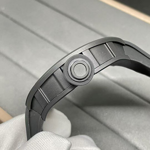 Reloj Mecánico Automático Esqueletizado Deportivo Casual de Fibra de Carbono Negro 3502 Clásico y Moderno para Hombre, Gran Venta - Product Image 4