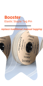 Attache-câble élastique à agrafes pour pistolet agrafeur automatique, agrafe de fixation en plastique écologique pour l'emballage de jouets/cadeaux/peignes - Product Image 2