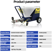 Pistolet pulvérisateur électrique professionnel 3000W haute pression multifonctionnel pour peinture, ciment et mortier
