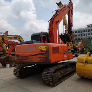 Excavadora de movimiento de tierra Hitachi 120-6 importada de Japón, excavadora de orugas usada mediana Hitachi ZX120 original de segunda mano a la venta - Product Image 4