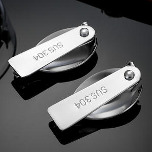 Cuillère pliable en acier inoxydable 304 pour pique-niques en plein air, cuillère-fourchette portable, cuillère créative pour braiser, pot à braiser - Product Image 4