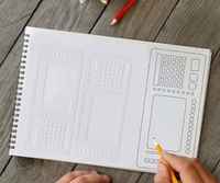 Neues grenzüberschreitendes handgefertigtes flexibles Acryl-Schablonenset für Kalenderplanung, Zeichnen & Notizbuch-Journaling