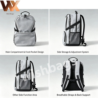 Sac à dos personnalisé très vendu, grande capacité, durable, imperméable, pour filles, femmes, sport, scintillant, cheerleading