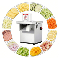YYHB Commerciële Groente- en Fruit Snijmachine met Motor 220V Laag Geluidsniveau voor Restaurants, Gastropubs & Craft Beer Bars - Oorsprong Henan