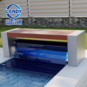 Système de déroulage de bâche de piscine électrique hydraulique Landy 24V à commande automatique par énergie solaire, conception de type siège pour adultes, IP54 - Product Image 2