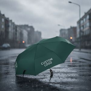 Personal Fashion Designer Auto Sunshade Paraguas Custom Logo Compact Portable Rain Windproof 3 Folding <b>Umbrella</b> - Product Image 2