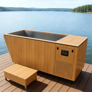 Nuovo Design Vasca per Bagno di Ghiaccio Automatica da Esterno in Acciaio Inox 316 con Copertura e Motore Refrigerante e Pompa <span class=keywords><strong>1</strong></span> HP 690L - Product Image 2