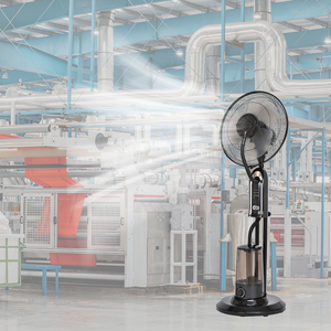 Tùy Chỉnh Điều Khiển Từ Xa Làm Mát Không Khí Sạc Fan Kỹ Thuật Số Xách Tay Có Thể Sạc Lại Đứng Điện Tử Sương Mù Fan Với Bể Nước - Product Image 3