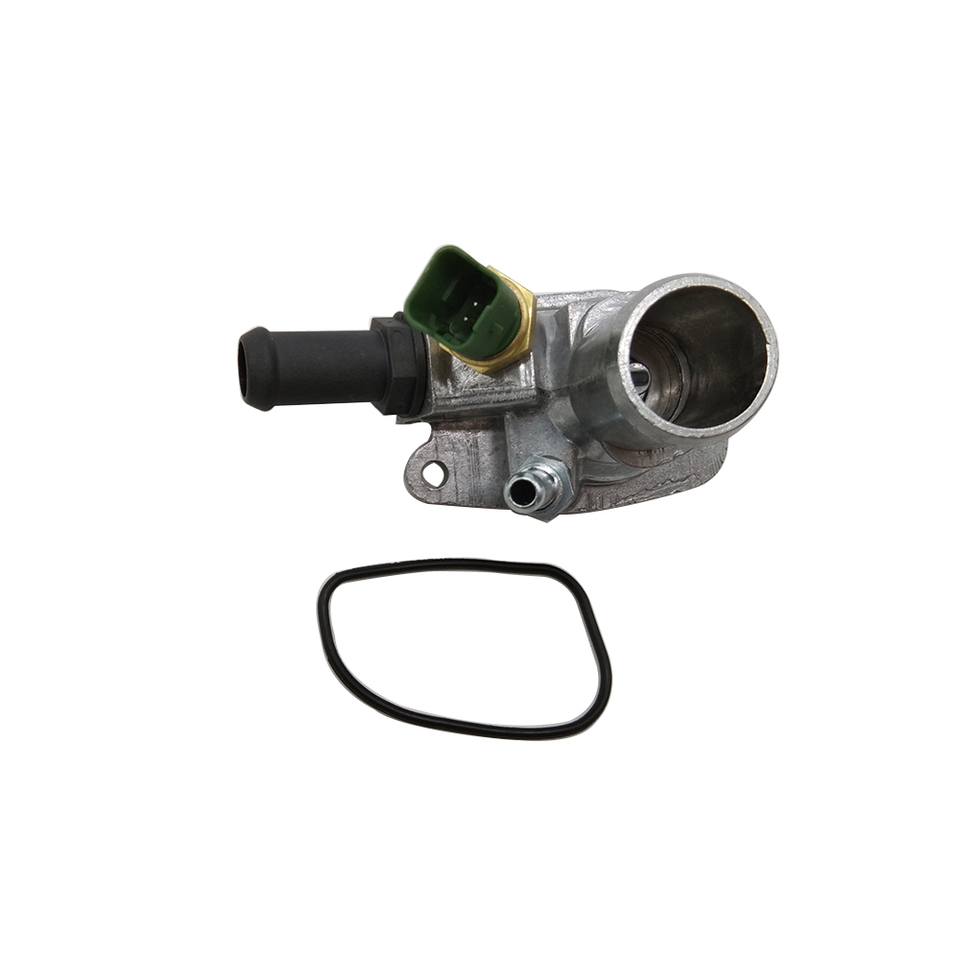 55202176 Silver Tone Car Thermostat Housing Accessories Bodykit For Fiat 500 Bravo Alfa Romeo Opel Chrysler