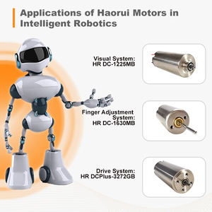 Motor Rotatorio Pequeño de CC sin Núcleo con Escobillas de 17mm, Imán Permanente, 12V 24V, Baja Velocidad, Alto Torque para Abridor de Cortinas Eléctrico - Product Image 2
