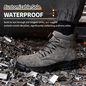 Zapatos de Seguridad de Cuero de Microfibra, Calzado Impermeable con Punta de Acero, Unisex, Resistente a Perforaciones, Trabajo, Cocina Grasienta, Fábrica de Astronautas DE LA <span class=keywords><strong>NASA</strong></span> - Product Image 6