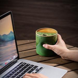 500ml/610ml/900ml poterie japonaise faite à la main grande capacité boisson en céramique thé et tasse à café <span class=keywords><strong>sans</strong></span> poignée - Product Image 4