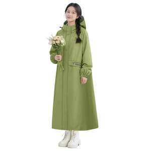 <span class=keywords><strong>Combinaison</strong></span> imperméable longue pour femmes et hommes, protection intégrale, tissu Oxford épais, coupe ample, randonnée, vélo électrique, adultes - Product Image 4
