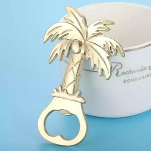 Ouvre-bouteille de <span class=keywords><strong>cocotier</strong></span> et palmier thème de <span class=keywords><strong>plage</strong></span> faveur de mariage cadeau de retour parfait pour les invités DH345 - Product Image 2