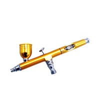 Dual-Action-Airbrush-Pen mit Schwerkraftzufuhr, Mini-Airbrush-Spritzpistole für Nagelkunst, Make-up, Tattoo, Modellbau, Tortendekoration, Auto