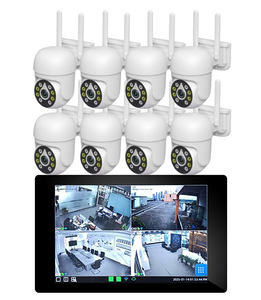 Bộ camera an ninh nhà thông minh Tuya không dây đa ngôn ngữ 3MP 4 kênh 8 kênh H.265+ với chức năng NVR, âm thanh hai chiều, tầm nhìn ban đêm, camera PTZ dạng đạn - Product Image 6