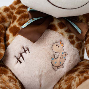 Juguete de Peluche de Jirafa Súper Suave de la Infancia con Relleno de Algodón PP para Niños - Edredón Personalizable - Product Image 6