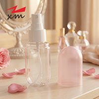 Flacon pulvérisateur de parfum rond de 60 ml, flacon pulvérisateur portable de petite capacité, flacon pulvérisateur à pompe, flacon de distribution de brume fine pour cosmétiques