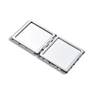 Hot Sale Small Gift <b>Rectangle</b> Shaped Pocket Portable Ladies Makeup PU Leather Compact <b>Mirror</b> - Product Image 4