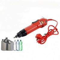 Machine de capsulage portative REALMAX Red Speed Control, visseuse de bouchons de bouteilles en plastique, outil de scellage électrique pour bouteilles d'eau et de boissons