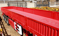 Remorque de cargaison à 3 essieux 20T-80T Remorque de camion à lit bas de haute qualité à vendre ISO CCC BV CE DOT
