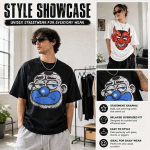 OEM Custom Manufacturer Wholesale Graphic Print Streetwear Oversized Heavyweight Extreme Cropped Dropped Shoulder Men <strong>T</strong> <strong>Shirt</strong> - Product Image 4