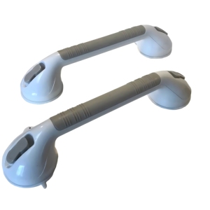 Barras de Agarre con Ventosas para Ducha para Personas Mayores, Asas de Seguridad para Baño, Pasamanos Removibles sin Perforación, para Discapacitados, Ayuda para el Equilibrio - Product Image 1