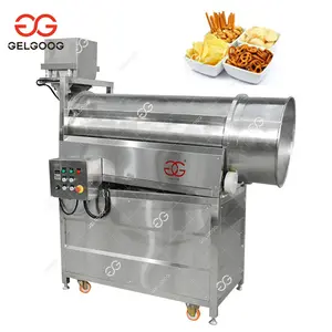 Pork Crackling Flavoring Machine/Chips Seasoning Mixer/Fried Pork Rind Seasoning Machine