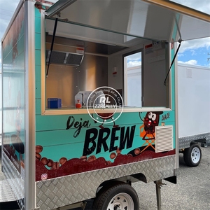 Bar móvil de bebidas, pastelería, postre, perro caliente, carrito de batidos, café, helado, camión, remolque de comida callejera - Product Image 5