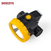 Lampe frontale LED professionnelle BOZZYS BK2000 pour mineurs de charbon avec fonction étanche et alimentation par batterie lithium-ion