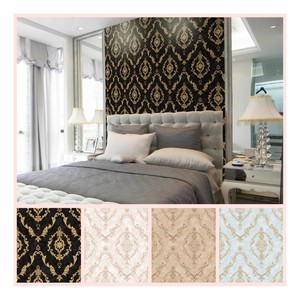 Papel pintado elegante del mural indio de la decoración del hogar del papel de empapelar indio del PVC 3D colorido vendedor cali - Product Image 3