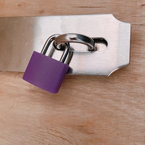 Cadenas vert petit format pour bagages, étanche, antivol, 20 mm, coque colorée, en laiton - Product Image 5