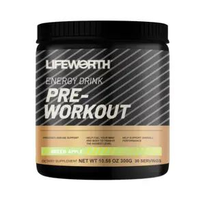 Lifeworth Organic Preworkout Powder Weight Loss Bcaa Pre Workout Powder Energy Beta Alanine Creatine Supplements Fat Burn OEM