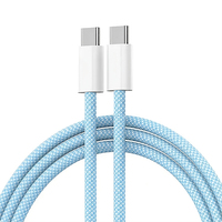 60w Oem Usb Câble Type c Chargeur 3A Charge Rapide 3ft 6ft 10ft Câble Tressé Téléphone Mobile Charge Rapide Câble de Données Pour Iphone15