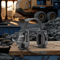 Casque audio professionnel étanche à réduction de bruit ENC, circum-auriculaire, avec Bluetooth 5.5 et APT-X, câble de 2 m, pour utilisation sur chantier