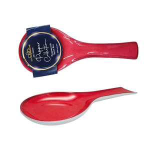 Repose-cuillère en mélamine rouge pimenté 29x10cm - Product Image 1