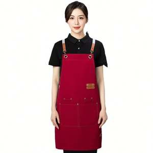 Custom Kitchen Canvas <b>Apron</b> Pinafore Protective Kitchen Cleaning <b>Cooking</b> <b>Apron</b> with Customized Logo Printing - Product Image 6