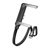 OEM 240W 5A Charge rapide, support pliable en nylon tressé 90° ° Câble de charge USB coudé Type-C vers Type-C pour les appels vidéo