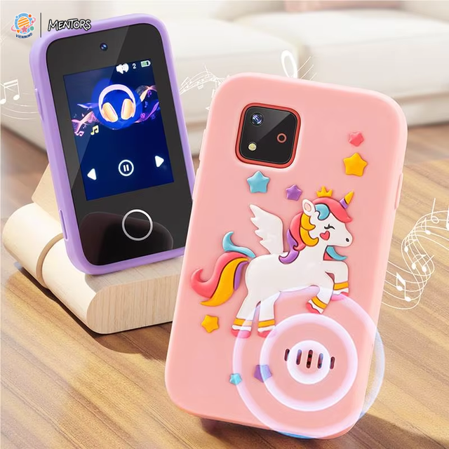 Unicorn Children's Smart Phone Camera Music Game Learning Educational Video MP3 Mobile Phone 2.8-inch Display 600mAh Lithium