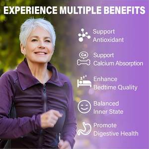 Suplemento Multivitamínico Herbal para Mujeres Adultas con Calcio, Magnesio, Vitaminas C, D3, E, K2, <span class=keywords><strong>Complejo</strong></span> <span class=keywords><strong>B</strong></span>, Folato y Biotina para el Apoyo Diario de Energía y Bienestar Inmunológico - Product Image 2