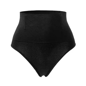 Tanga de cuerpo de cintura alta tonificante <span class=keywords><strong>con</strong></span> ropa interior de levantamiento de glúteos - Product Image 6