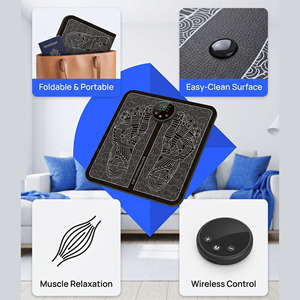 Strumento di Massaggio Riflessologico Wireless Professionale Leggero per <span class=keywords><strong>Piedi</strong></span> e Corpo, Pad Elettrico EMS Multifunzionale - Product Image 2