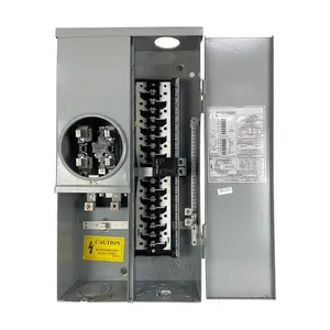 Interruptor de Panel eléctrico para exteriores, caja de distribución de centro de carga, impermeable IP65, cuadrado, 200 Amp, entrega rápida