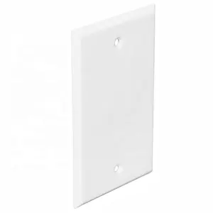 1-4 Gang US Standard Plaque murale décorative pour interrupteur de lumière de taille moyenne Blanc