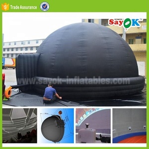 Tienda de proyección de estrella de cine para niños, cúpula inflable portátil móvil de 360 grados, equipamiento para escuelas infantiles, en venta - Product Image 4