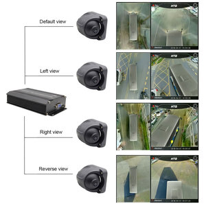 3D 360 Độ Xung Quanh Bird View Truck Bus Security <span class=keywords><strong>Camera</strong></span> 4 Chiều DVR Ghi Hình Tất Cả Các Vòng Xem 360 Hệ Thống <span class=keywords><strong>Camera</strong></span> Toàn Cảnh - Product Image 2